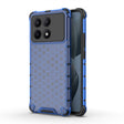 For Redmi K70E Shockproof Honeycomb Phone Case(Blue) - K70E Cases by PMC TechLife | Online Shopping South Africa | PMC TechLife