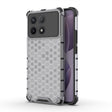 For Xiaomi Poco X6 Pro Shockproof Honeycomb Phone Case(White) - Xiaomi Cases by PMC TechLife | Online Shopping South Africa | PMC TechLife