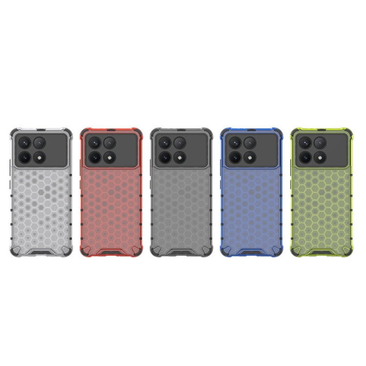 For Xiaomi Poco X6 Pro Shockproof Honeycomb Phone Case(Green)