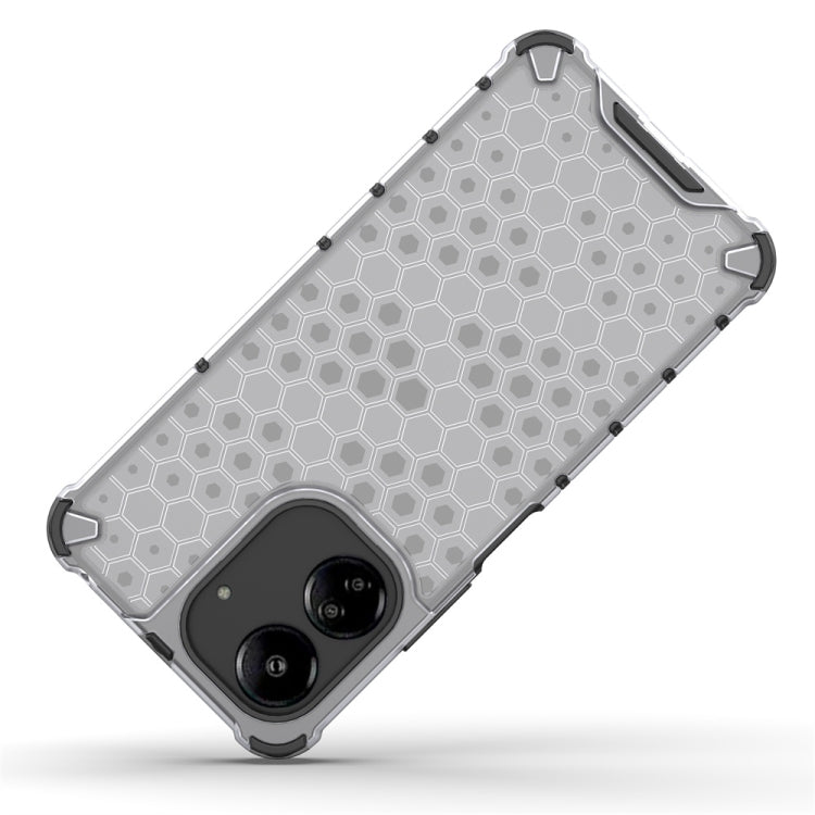 For  Redmi 13C 4G Shockproof Honeycomb Phone Case(Blue)