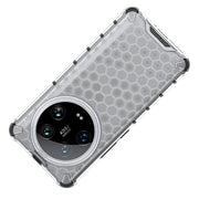 For Xiaomi 14 Ultra Shockproof Honeycomb Phone Case(White)