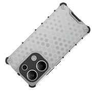 For Redmi Note 13 Pro 4G Shockproof Honeycomb Phone Case(Red)
