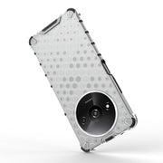 For Xiaomi Redmi A3 Shockproof Honeycomb Phone Case(Red)