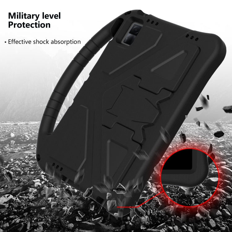 For Lenovo Tab M10 5G 2023 EVA Shockproof Tablet Case with Holder(Black)