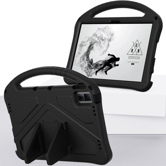 For Lenovo Tab M10 5G 2023 EVA Shockproof Tablet Case with Holder(Black)