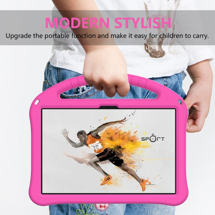 For Lenovo Tab M10 5G 2023 EVA Shockproof Tablet Case with Holder(Rose Red)