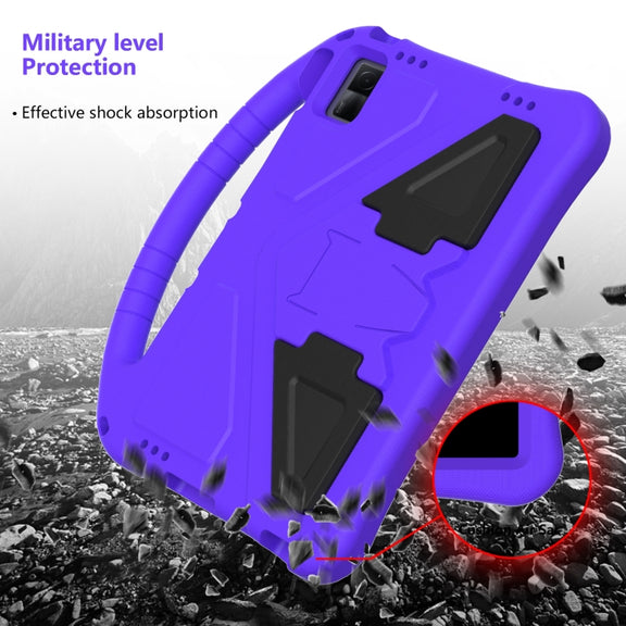 For Lenovo Tab M10 5G 2023 EVA Shockproof Tablet Case with Holder(Purple)