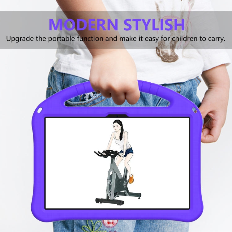 For Lenovo Tab M10 5G 2023 EVA Shockproof Tablet Case with Holder(Purple)