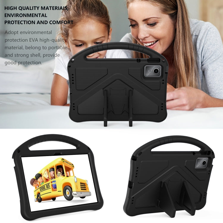 For Lenovo Tab M11 /Xiaoxin Pad 11 2024 EVA Shockproof Tablet Case with Holder(Black)