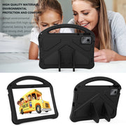 For Lenovo Tab M11 /Xiaoxin Pad 11 2024 EVA Shockproof Tablet Case with Holder(Black)