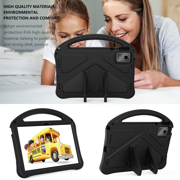 For Lenovo Tab M11 /Xiaoxin Pad 11 2024 EVA Shockproof Tablet Case with Holder(Black)