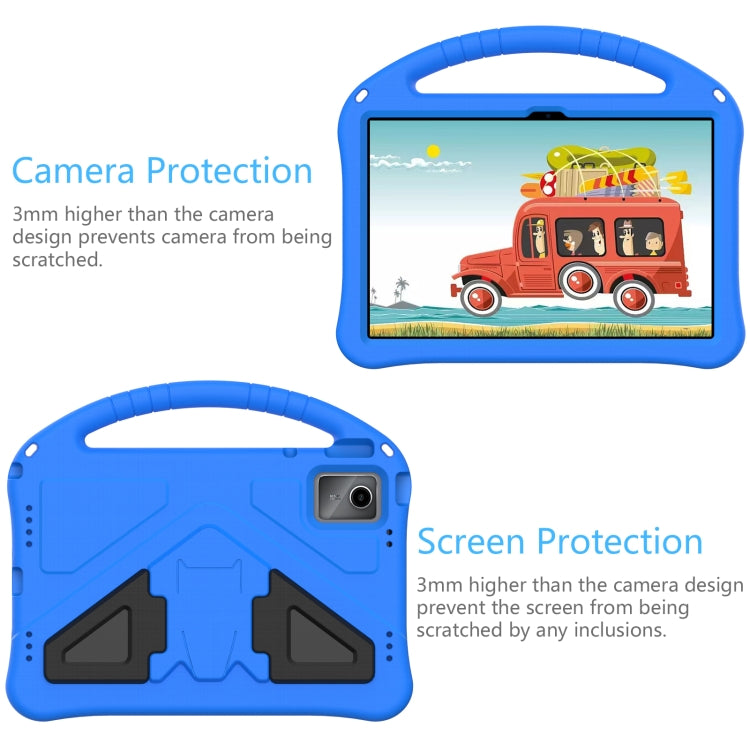 For Lenovo Tab M11 /Xiaoxin Pad 11 2024 EVA Shockproof Tablet Case with Holder(Blue)