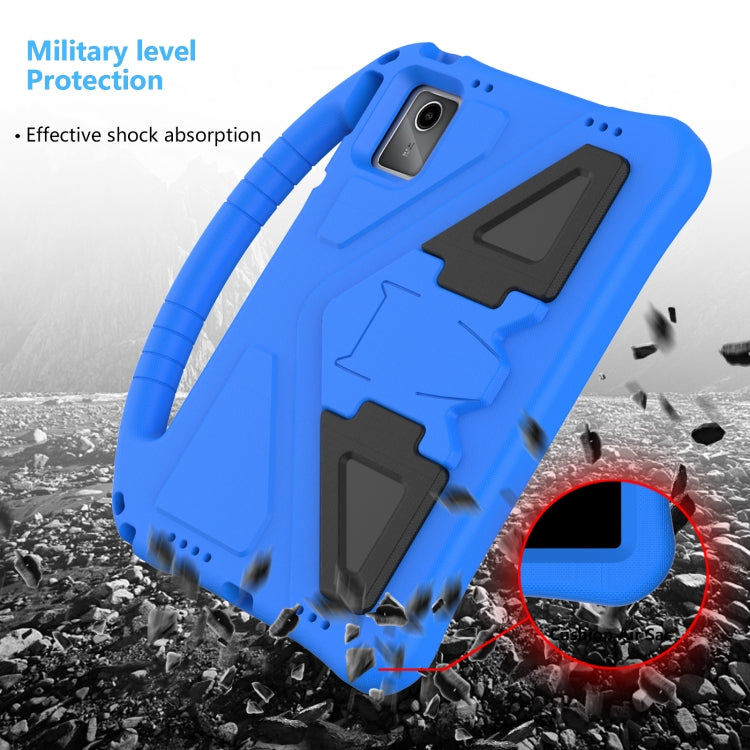 For Lenovo Tab M11 /Xiaoxin Pad 11 2024 EVA Shockproof Tablet Case with Holder(Blue)