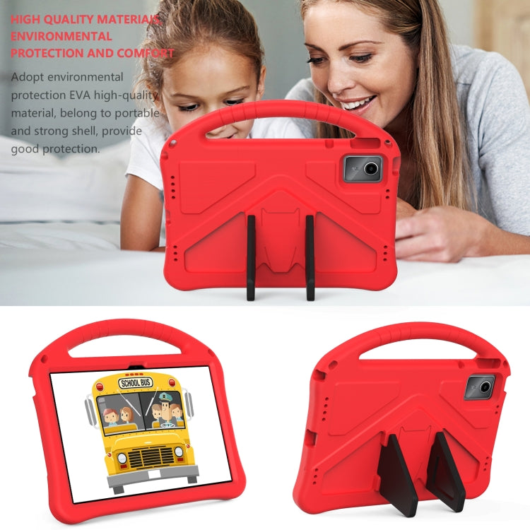 For Lenovo Tab M11 /Xiaoxin Pad 11 2024 EVA Shockproof Tablet Case with Holder(Red)