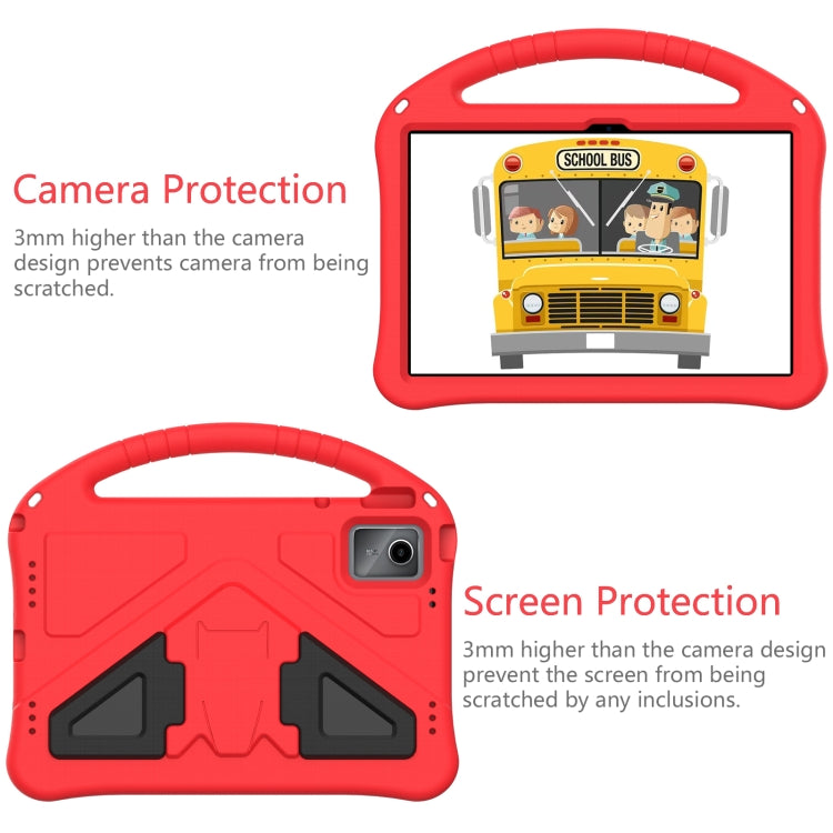 For Lenovo Tab M11 /Xiaoxin Pad 11 2024 EVA Shockproof Tablet Case with Holder(Red)