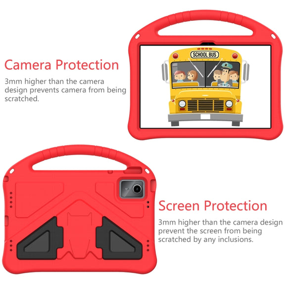 For Lenovo Tab M11 /Xiaoxin Pad 11 2024 EVA Shockproof Tablet Case with Holder(Red)