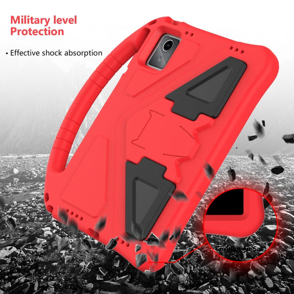 For Lenovo Tab M11 /Xiaoxin Pad 11 2024 EVA Shockproof Tablet Case with Holder(Red)