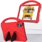 For Lenovo Tab M11 /Xiaoxin Pad 11 2024 EVA Shockproof Tablet Case with Holder(Red)
