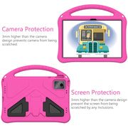 For Lenovo Tab M11 /Xiaoxin Pad 11 2024 EVA Shockproof Tablet Case with Holder(Rose Red)