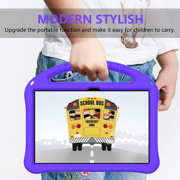 For Lenovo Tab M11 /Xiaoxin Pad 11 2024 EVA Shockproof Tablet Case with Holder(Purple)