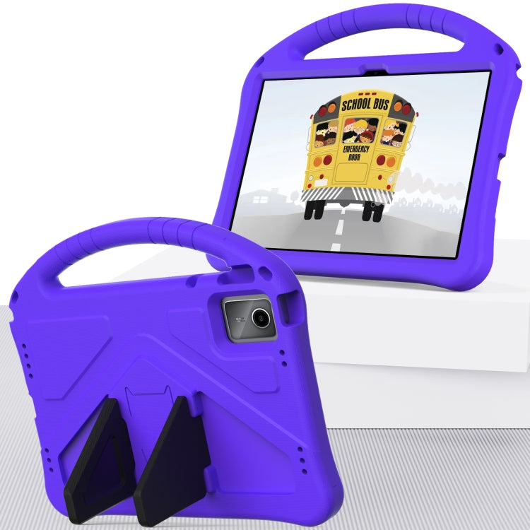 For Lenovo Tab M11 /Xiaoxin Pad 11 2024 EVA Shockproof Tablet Case with Holder(Purple)