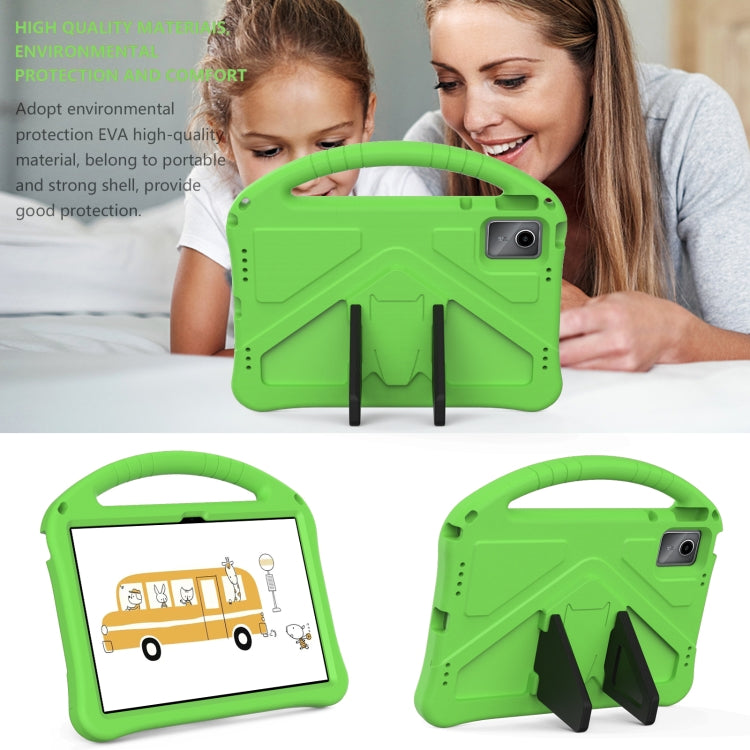 For Lenovo Tab M11 /Xiaoxin Pad 11 2024 EVA Shockproof Tablet Case with Holder(Green)