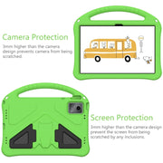 For Lenovo Tab M11 /Xiaoxin Pad 11 2024 EVA Shockproof Tablet Case with Holder(Green)