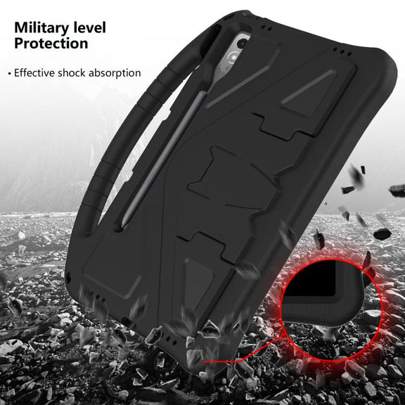 For Lenovo Xiaoxin Pad Pro 12.7 2025 EVA Shockproof Tablet Case with Holder(Black)