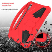 For Lenovo Xiaoxin Pad Pro 12.7 2025 EVA Shockproof Tablet Case with Holder(Red)