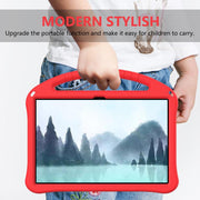 For Lenovo Xiaoxin Pad Pro 12.7 2025 EVA Shockproof Tablet Case with Holder(Red)