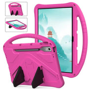For Lenovo Xiaoxin Pad Pro 12.7 2025 EVA Shockproof Tablet Case with Holder(Rose Red)
