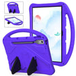 For Lenovo Xiaoxin Pad Pro 12.7 2025 EVA Shockproof Tablet Case with Holder(Purple) - Lenovo by PMC TechLife | Online Shopping South Africa | PMC TechLife | Buy Now Pay Later Mobicred