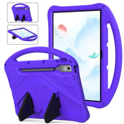 For Lenovo Xiaoxin Pad Pro 12.7 2025 EVA Shockproof Tablet Case with Holder(Purple)