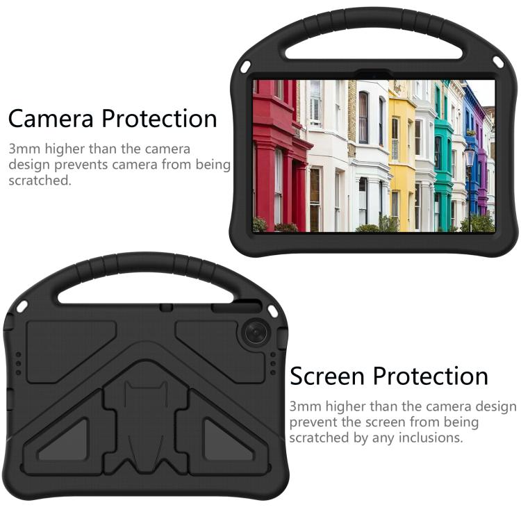 For Lenovo Tab TB-311 / WiFi 10.1 2025 EVA Shockproof Tablet Case with Holder(Black)
