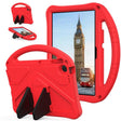 For Lenovo Tab TB-311 / WIFI 10.1 2025 EVA Shockproof Tablet Case with Holder(Red) - Lenovo by PMC TechLife | Online Shopping South Africa | PMC TechLife | Buy Now Pay Later Mobicred