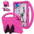 For Lenovo Tab TB-311 / WIFI 10.1 2025 EVA Shockproof Tablet Case with Holder(Rose Red) - Lenovo by PMC TechLife | Online Shopping South Africa | PMC TechLife | Buy Now Pay Later Mobicred