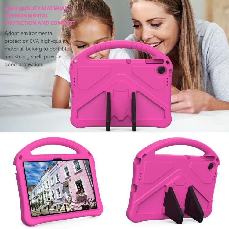 For Lenovo Tab TB-311 / WIFI 10.1 2025 EVA Shockproof Tablet Case with Holder(Rose Red)