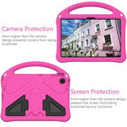 For Lenovo Tab TB-311 / WIFI 10.1 2025 EVA Shockproof Tablet Case with Holder(Rose Red)
