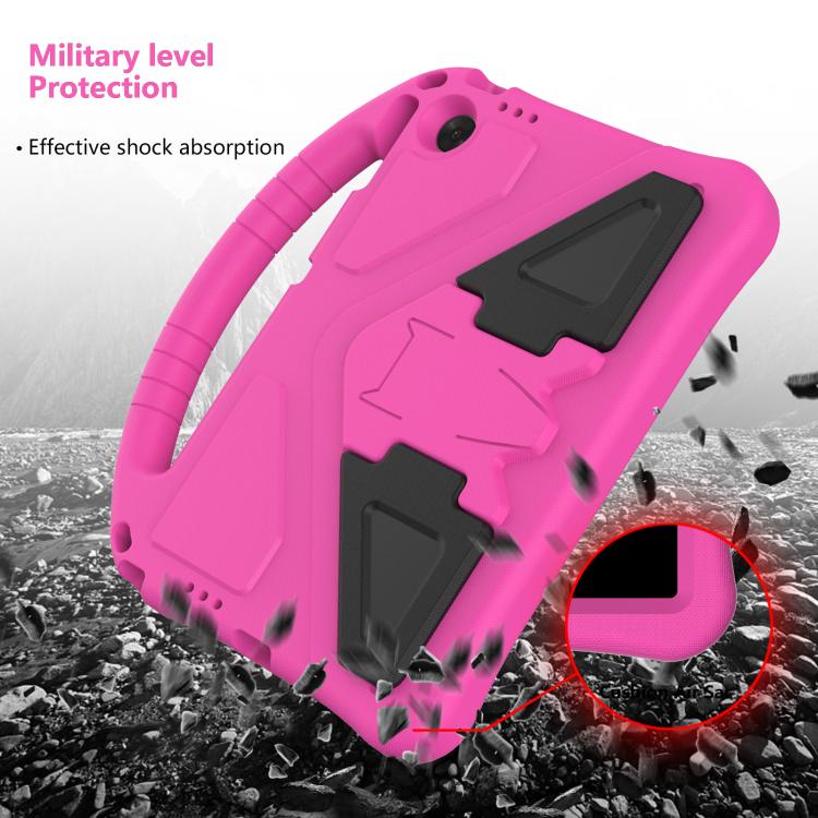 For Lenovo Tab TB-311 / WIFI 10.1 2025 EVA Shockproof Tablet Case with Holder(Rose Red)
