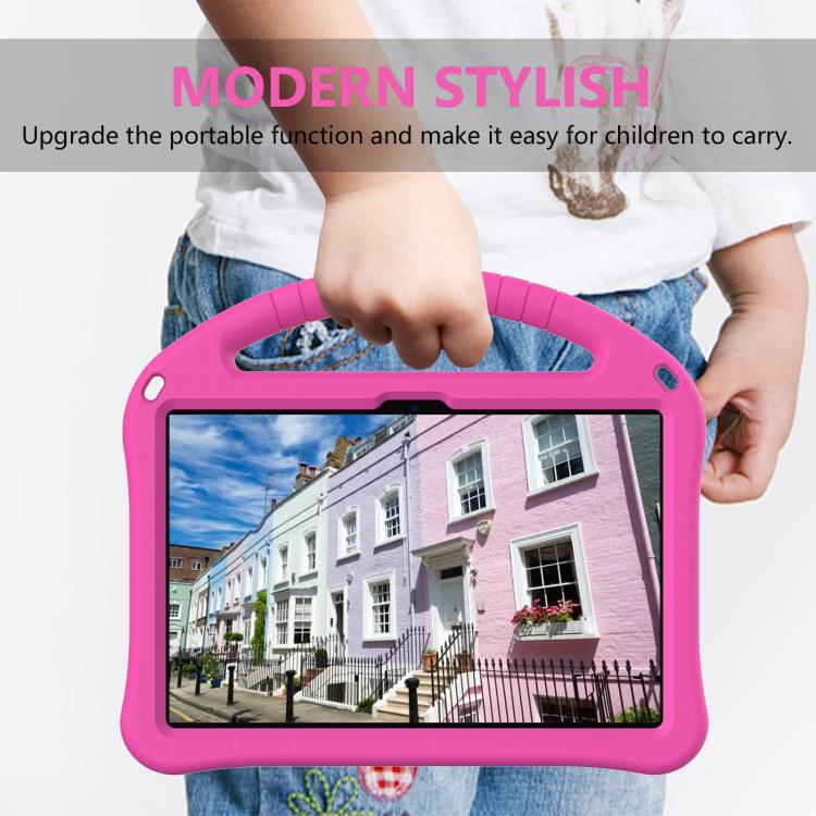 For Lenovo Tab TB-311 / WIFI 10.1 2025 EVA Shockproof Tablet Case with Holder(Rose Red)