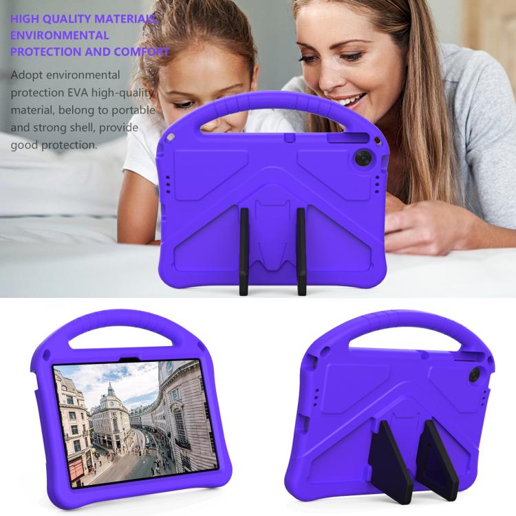 For Lenovo Tab TB-311 / WIFI 10.1 2025 EVA Shockproof Tablet Case with Holder(Purple)