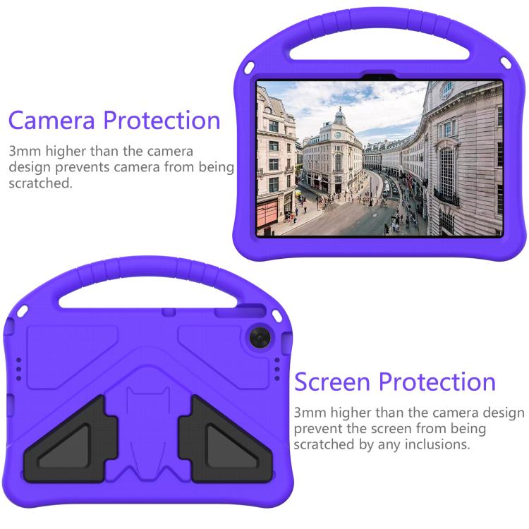 For Lenovo Tab TB-311 / WIFI 10.1 2025 EVA Shockproof Tablet Case with Holder(Purple)
