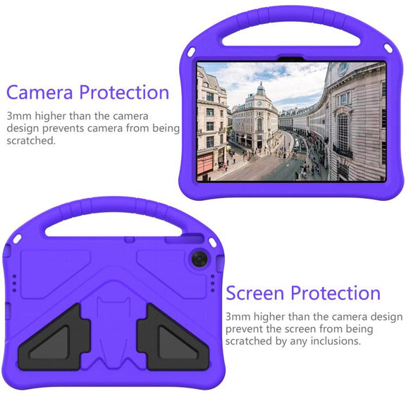 For Lenovo Tab TB-311 / WIFI 10.1 2025 EVA Shockproof Tablet Case with Holder(Purple)