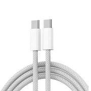 PD30W USB-C / Type-C + QC3.0 USB Charger with 1m Type-C to Type-C Data Cable, AU Plug(Black)