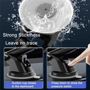 D40+105+K5 Carbon Fiber Texture Car Suction Cup Telescopic Arm Phone Holder Windshield Dashboard