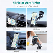 D-281+105+K5 Dashboard Cell Phone Mount Car Air Vent Bracket Car Phone Holder Suction Cup