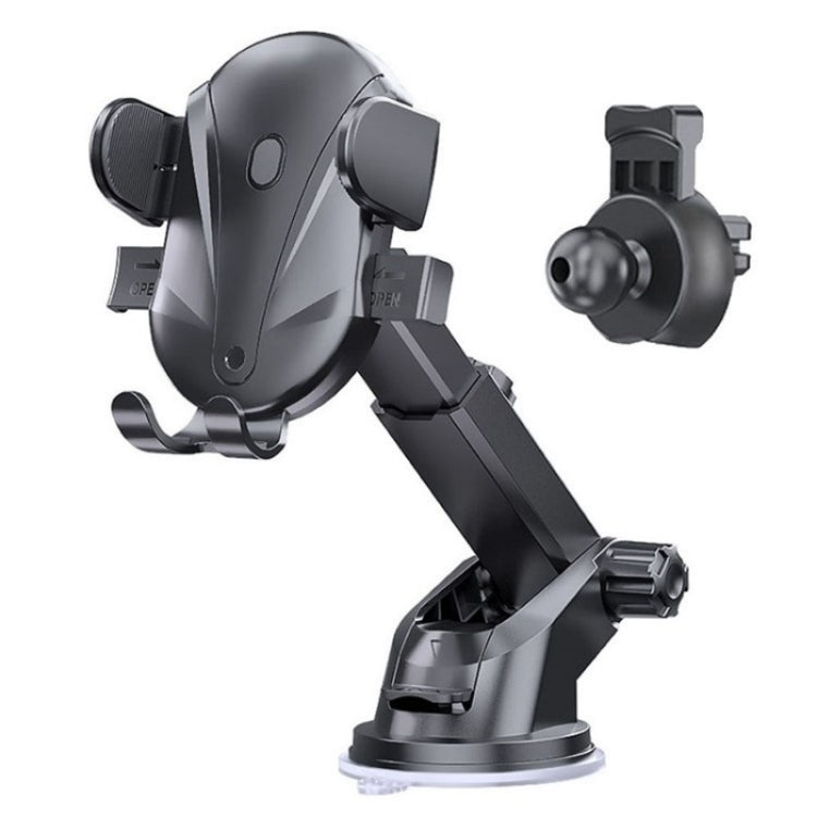 D-43+128+120 Multi-functional Car Air Vent Dashboard Telescopic Suction Cell Phone Mount