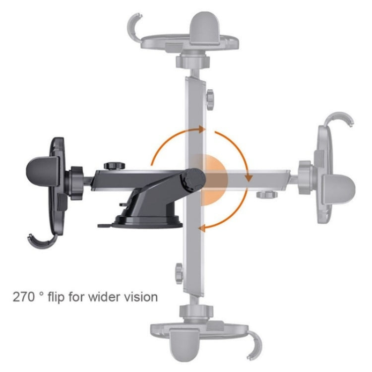 D-43+128+120 Multi-functional Car Air Vent Dashboard Telescopic Suction Cell Phone Mount