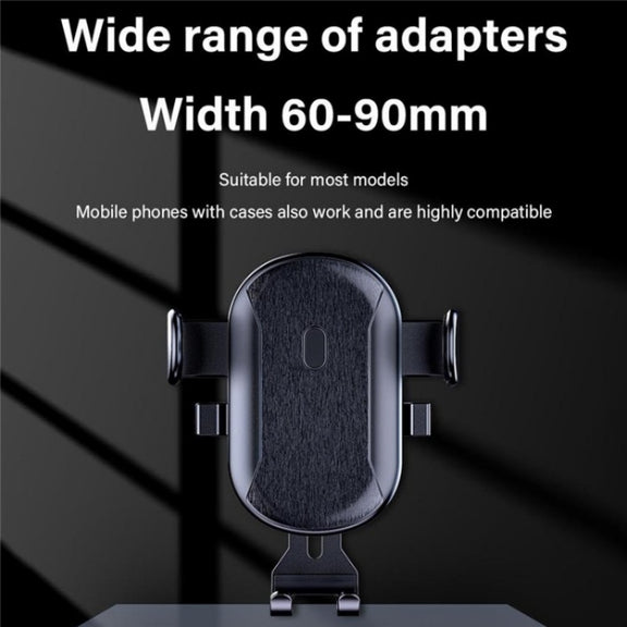 D48+105+K5 Brushed Pattern Car Dashboard Windshield Telescopic Suction Cup Air Vents Phone Mount