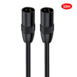JUNSUNMAY XLR Male to Male Mic Cord 3 Pin Audio Cable Balanced Shielded Cable, Length:10m - Microphone Audio Cable & Connector by JUNSUNMAY | Online Shopping South Africa | PMC TechLife | Buy Now Pay Later Mobicred